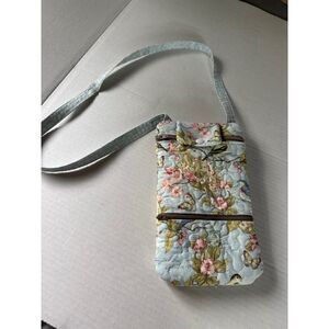 Women’s Handmade Crossebody bag Cloth Floral Butterflies
